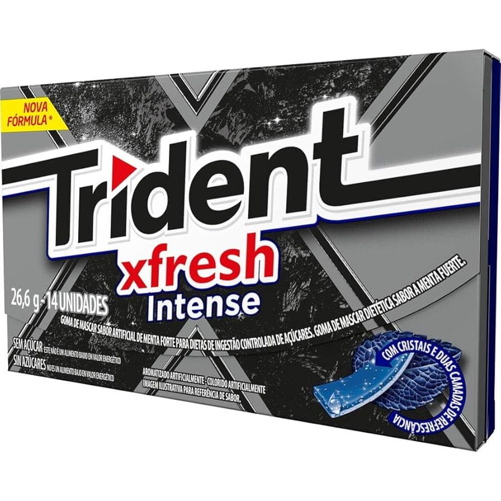 Chiclete Fresh Intense Trident 26,6g