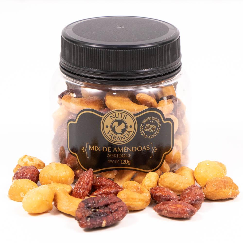 Mix Nuts de Amendoas Agridoce Nuts Varanda 120g