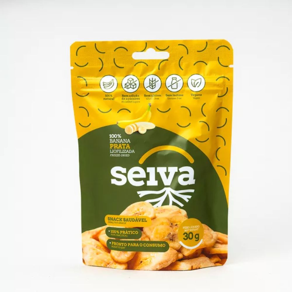 Snack de Banana Prata Liofilizada Seiva 30g