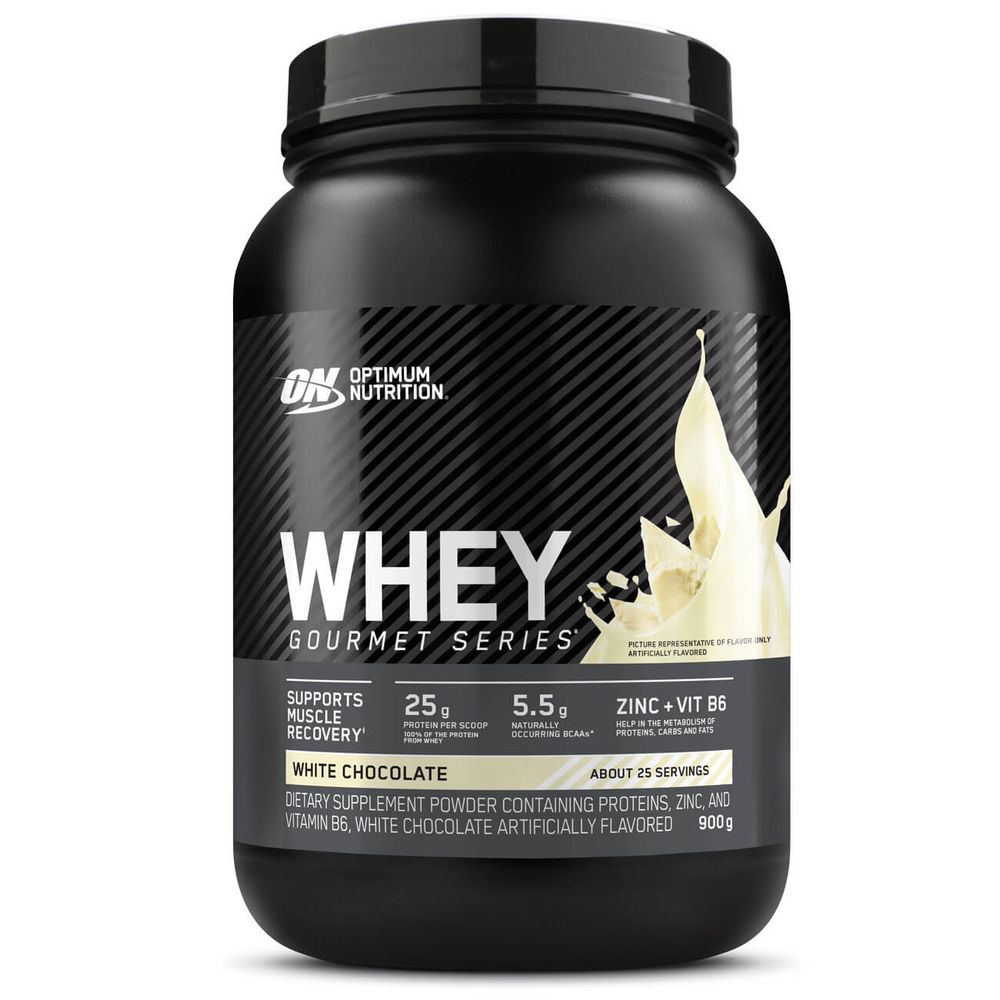Whey Gourmet Chocolate Branco Optimum Nutrition 900g