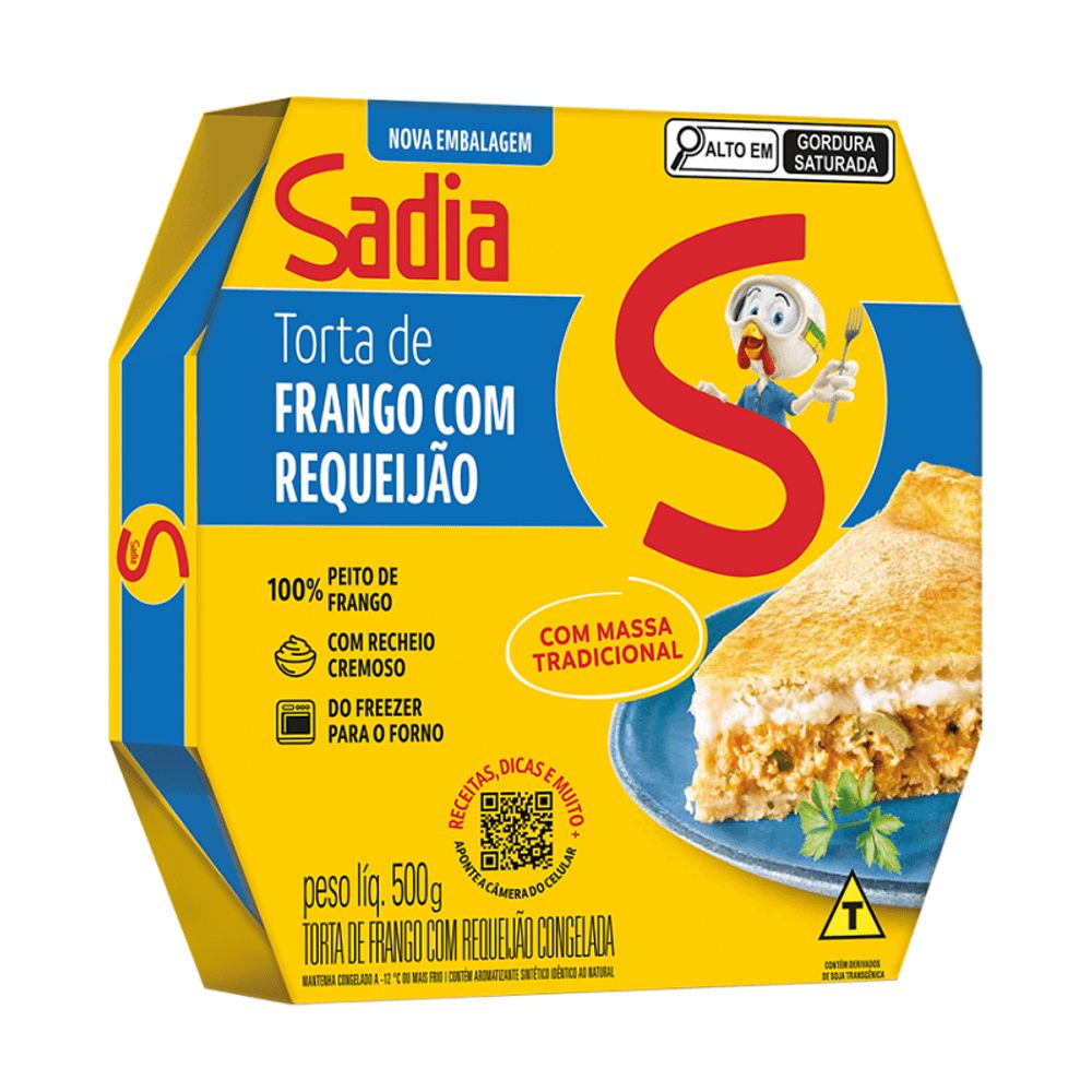 Torta de Frango com Catupiry Sadia 500g