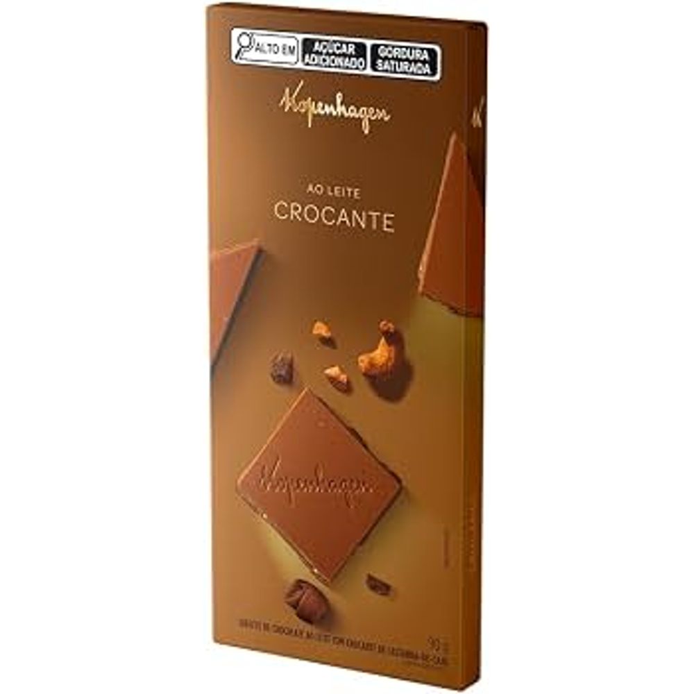 Chocolate ao Leite Crocante com Castanha de Caju Kopenhagen 90g