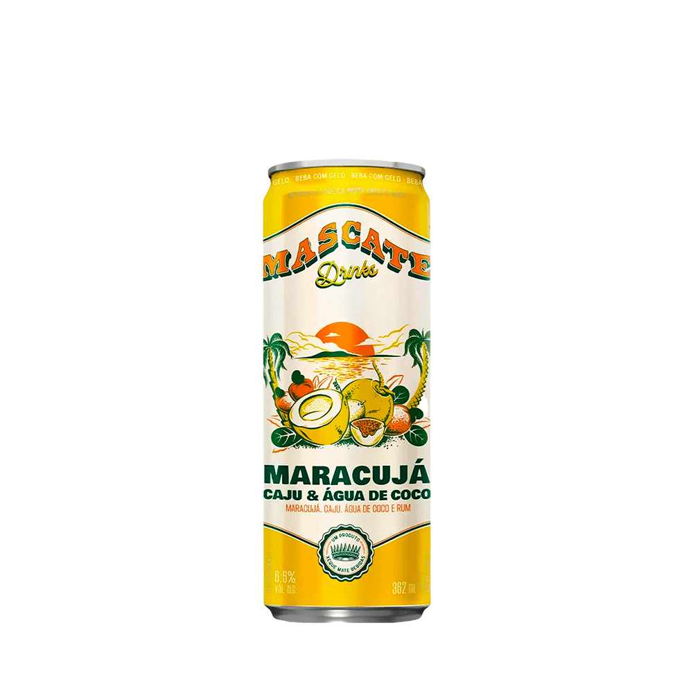 Bebida Mista Maracuja, Caju a Coco Mascate 362 ml