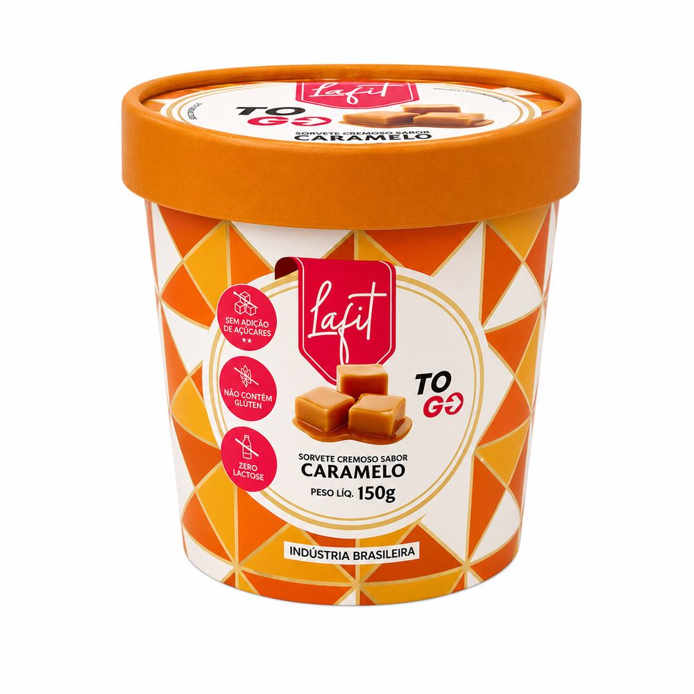 Sobremesa To Go Brigadeiro Caramelo Laffit 150g