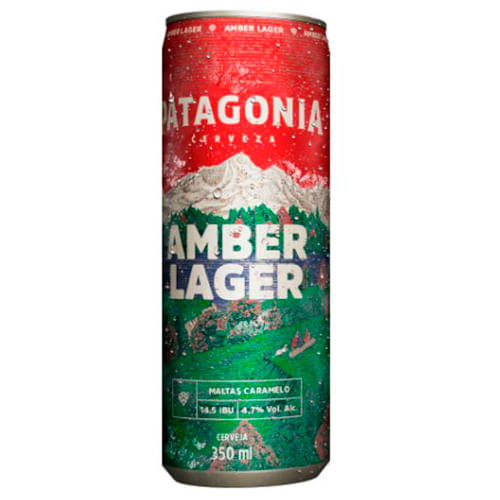 Cerveja Patagonia Amber Lager 350 ml