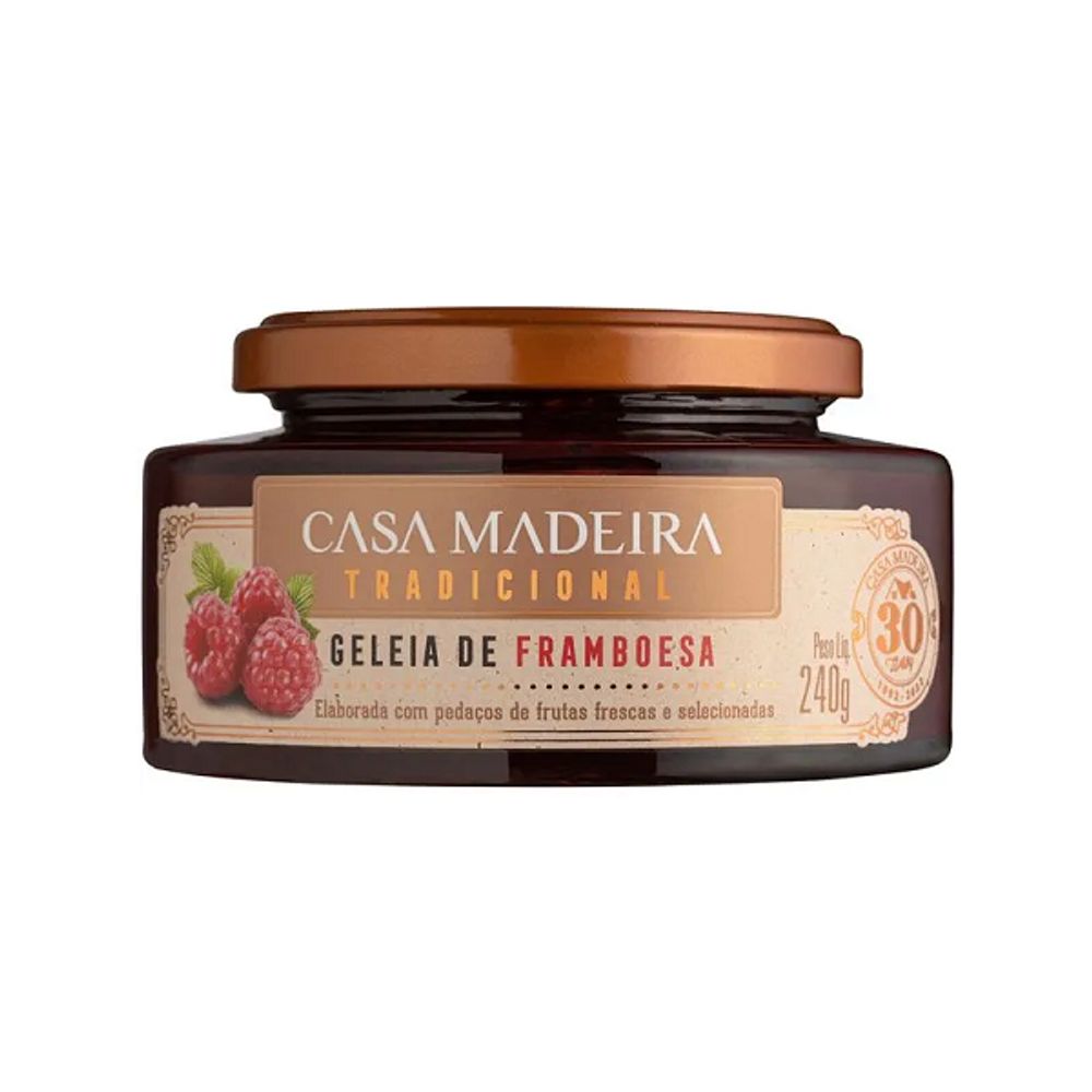 Geleia de Framboesa Casa de Madeira 240g