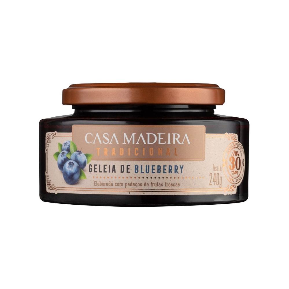 Geleia Blueberry Casa de Madeira 240g