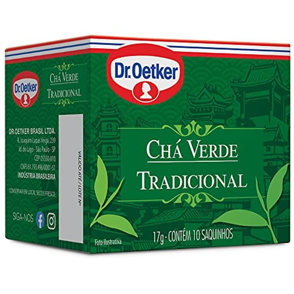 Chá Verde Tradicional Oetker 17g