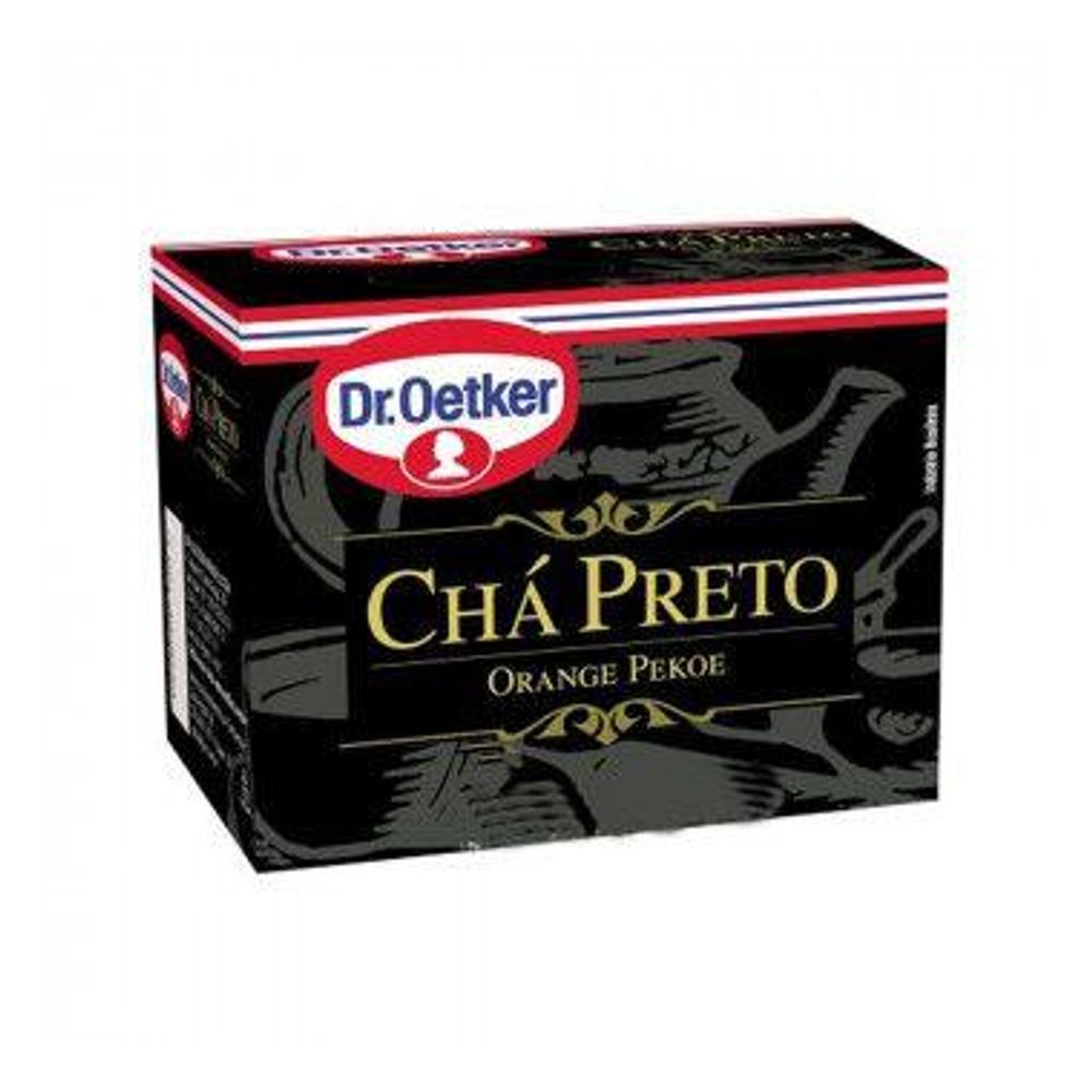 Chá Preto Oetker 10 sachês