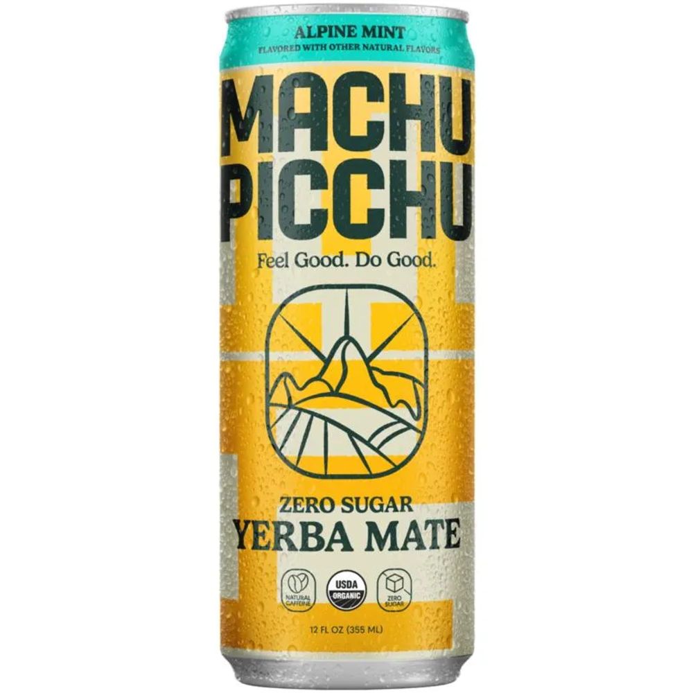 Energético Orgânico Alpine Mint Machu Picchu 350ml