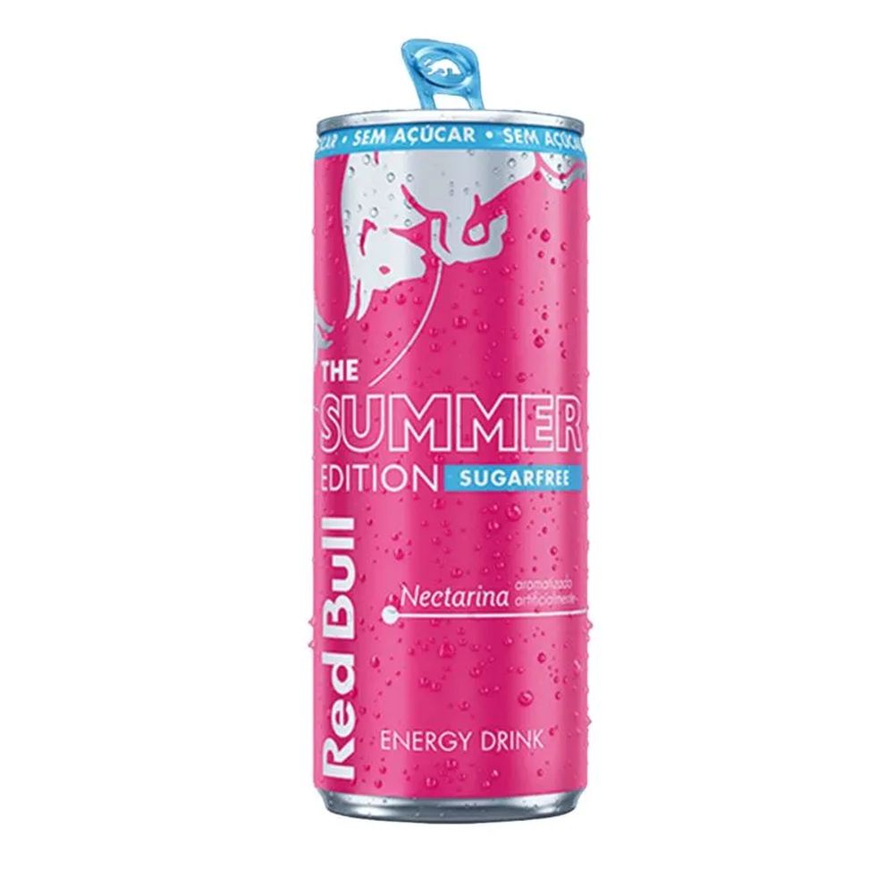 Energético Sugar Free Nectarina Red Bull 250ml