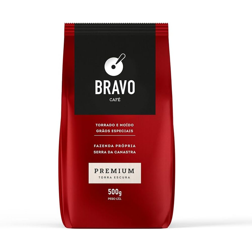 Café Premium em Grãos Bravo Café 500g