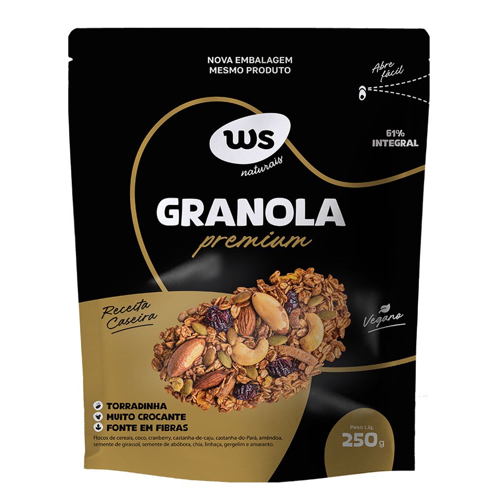 Granola Premium WS Naturais 250g