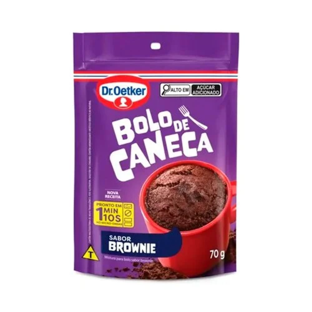 Mistura para Bolo de Caneca Brownie Dr. Oetker 70g