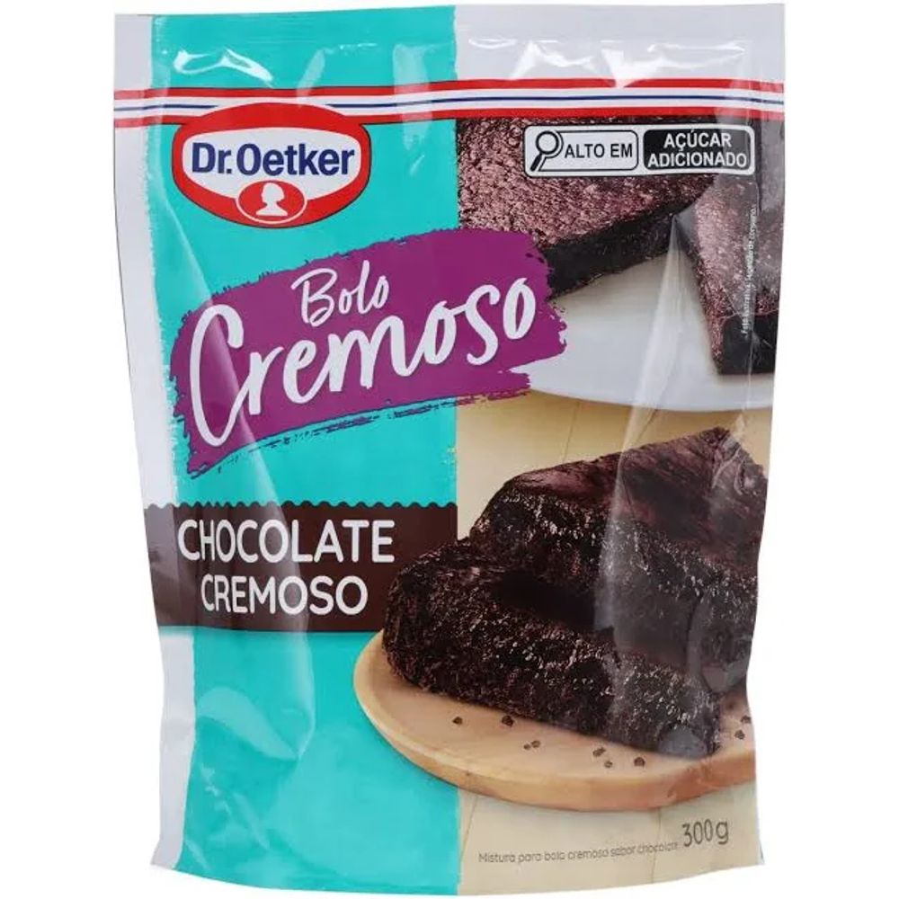 Mistura para Bolo Chocolate Cremoso Dr. Oetker 300g