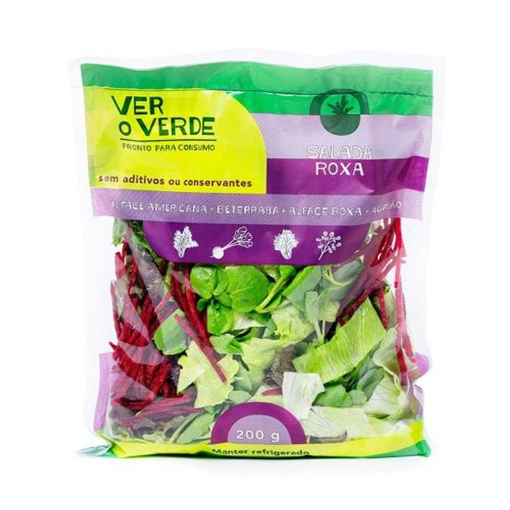 Salada Picada Roxa Vero Verde 200g