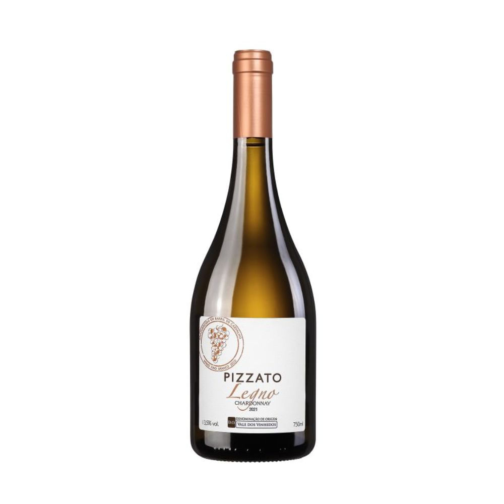 Vinho Branco Chardonnay Legno Pizzato 750ml