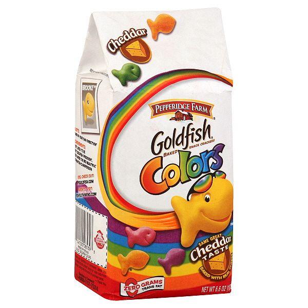 Biscoito Salgado Cheddar Colors Goldfish Pepperidge Farm 187g