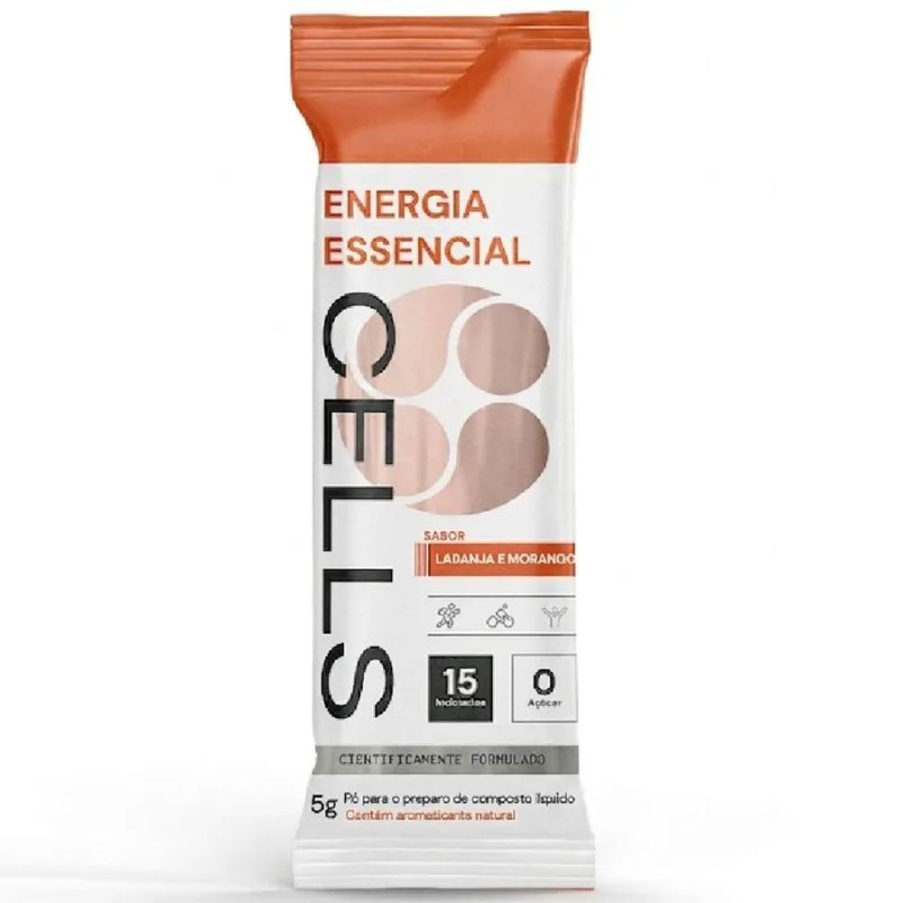 Energético Sabor Laranja com Morango Cells 5g