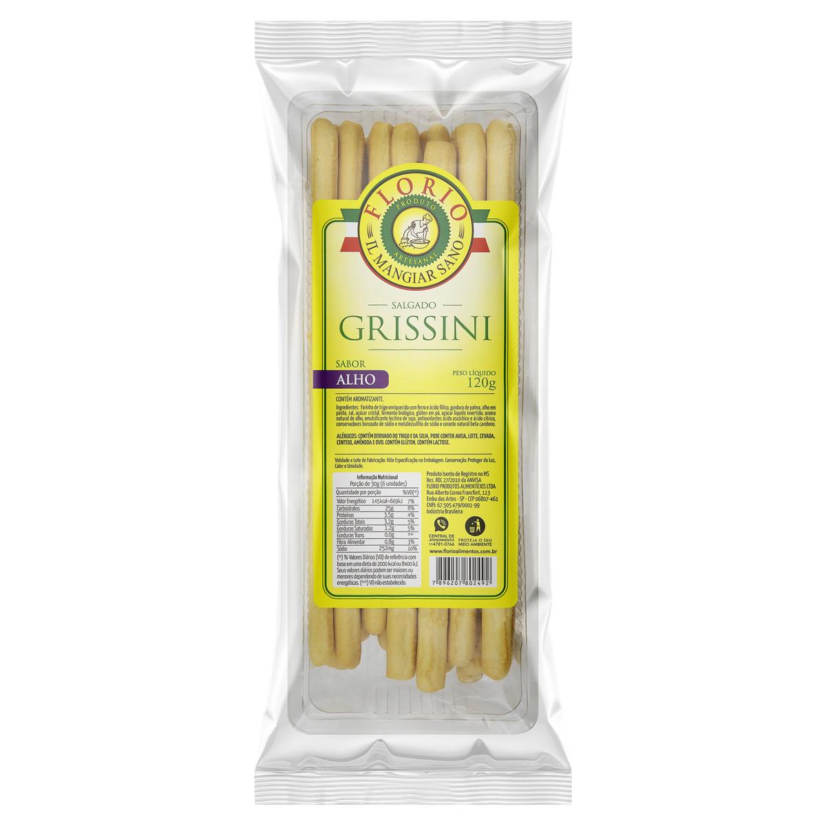 Grissini Alho Florio 120g