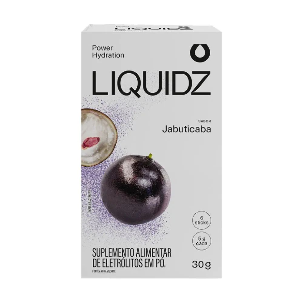 Eletrólitos Sabor Jabuticaba sem Açúcar Liquidz Caixa 30g