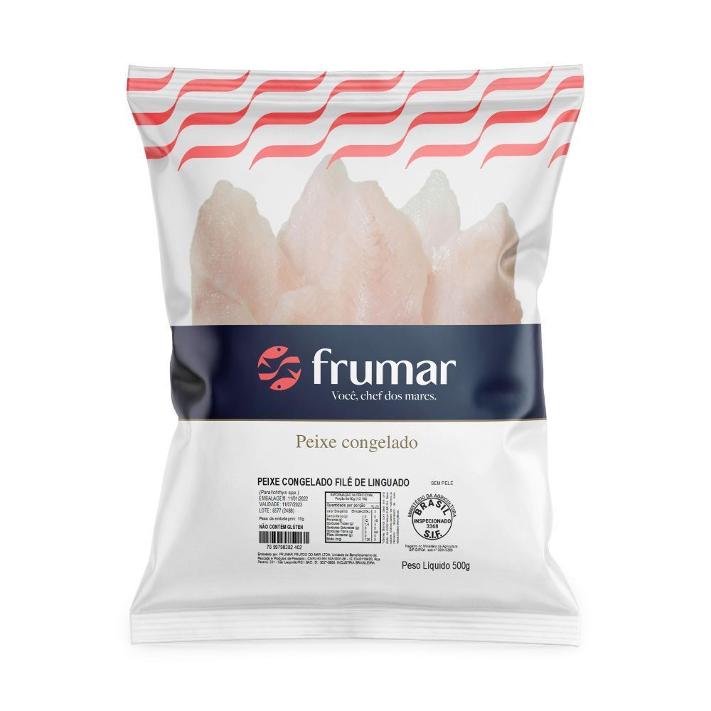 Filé Linguado Congelado Frumar 500g