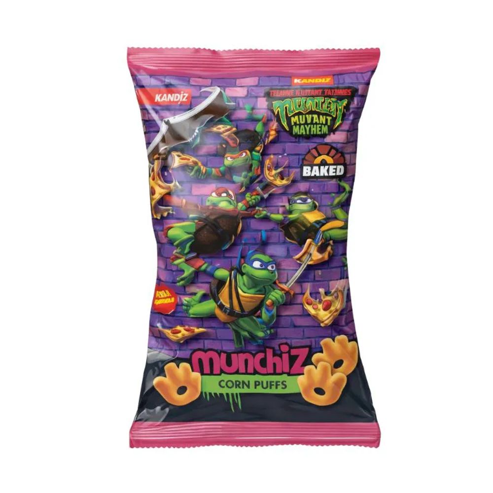 Salgadinho de Milho Pizza Tartarugas Ninja Munchiz 40g