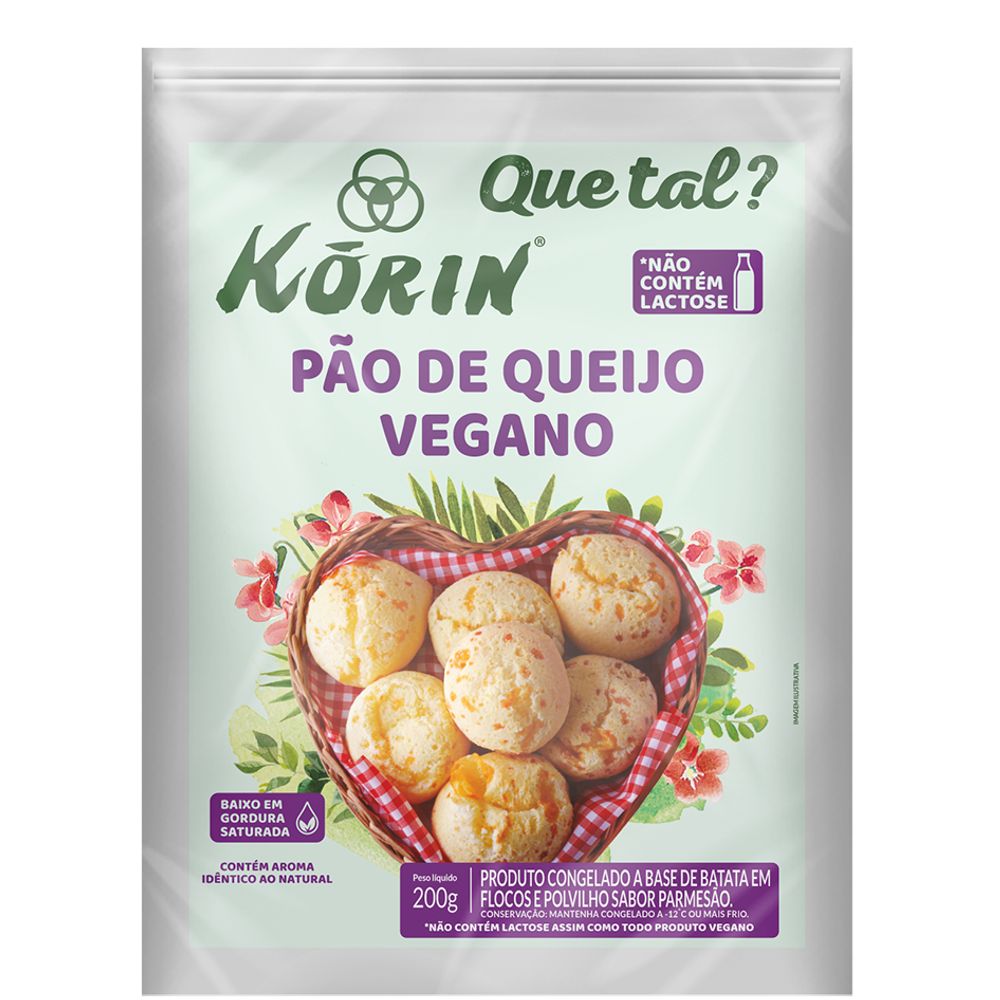 Pão de Queijo Vegano Korin 200g