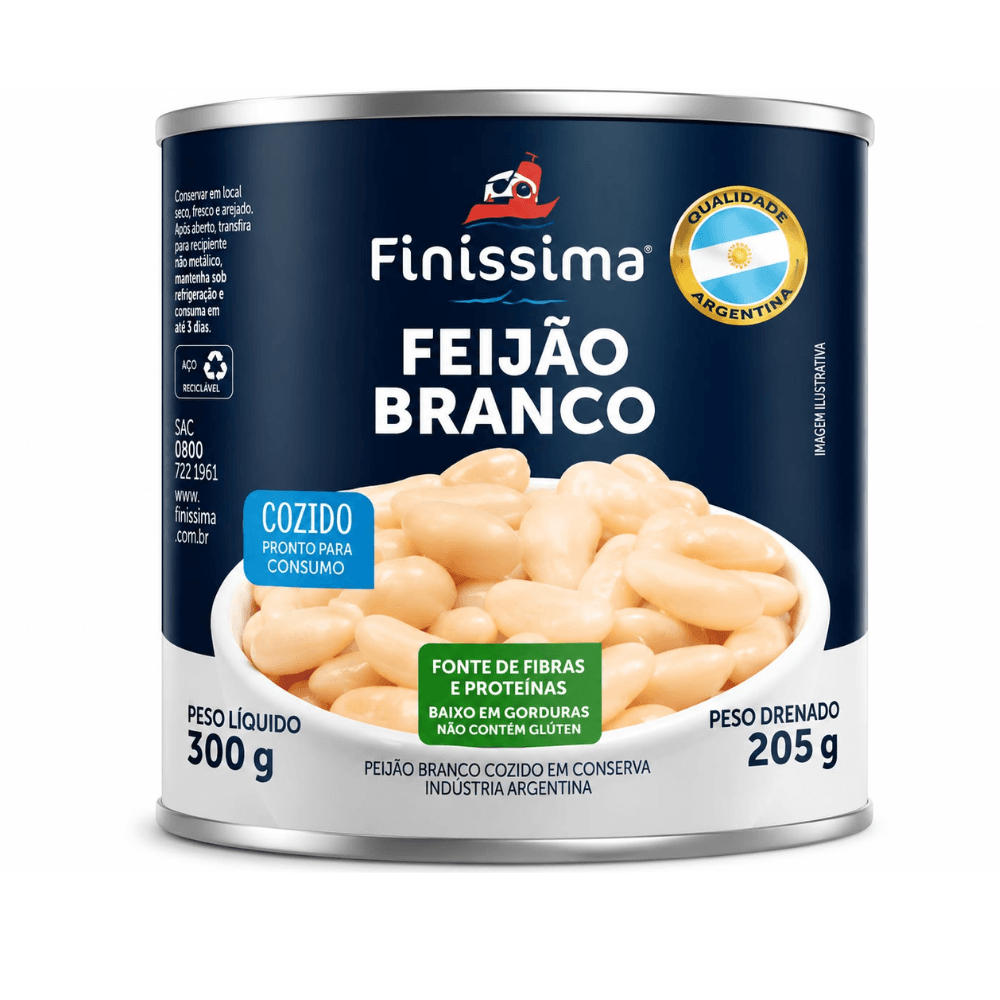 Feijão Branco Finissima 205g